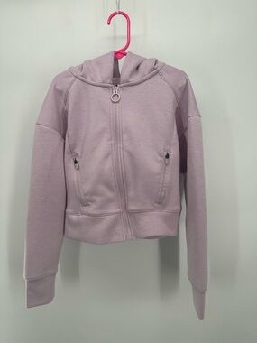 Yogalicious Girls Scuba Dahlia Full Zip Active Jacket with Hood Size Medium